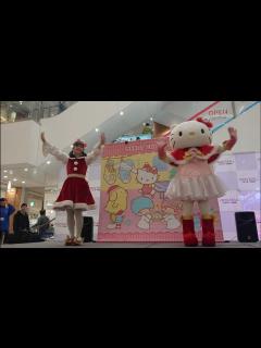 [x]ハローキティ ハッピーグリーティング ショー & 撮影会 イオンモールKYOTO 2023.11.26 - YouTube