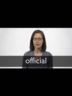 [x]How to pronounce OFFICIAL in British English - YouTube