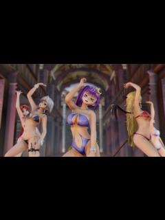 [x]水着の東方モデルたちで「気まぐれメルシィ」【raycast-MMD1080P