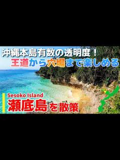 [x]【瀬底島/沖縄】沖縄本島有数の透明度を誇る島を散策【観光•旅行ガイド】 - YouTube